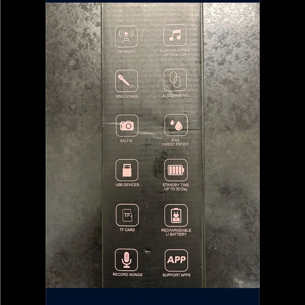 Musical Note Patterned Black Box - Picture 4 of 4